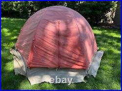 Vintage 1970s JanSport Mountain Dome Tent, Orange and Blue