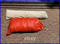 Vintage 1970s JanSport Mountain Dome Tent, Orange and Blue