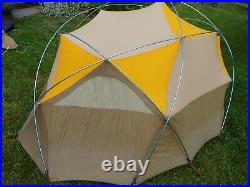 Vintage 1970s North Face TNF Ring Oval Intention Original Geodesic Dome Tent