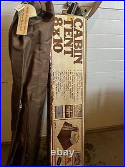 Vintage 1980s Canyon Tent 8x10 Academy Broadway Original Box & Manual EXCELLENT