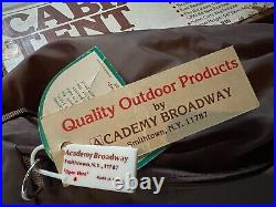 Vintage 1980s Canyon Tent 8x10 Academy Broadway Original Box & Manual EXCELLENT