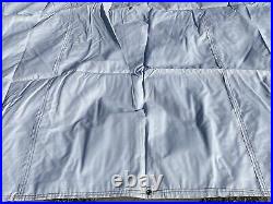 Vintage Canvas Dining Camping Fly Canopy 11' 6 X 10' 6 Poles Needs Stakes Rope