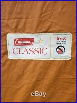 Vintage Coleman Classic Spring Bar Tent, 10'×8' EUC