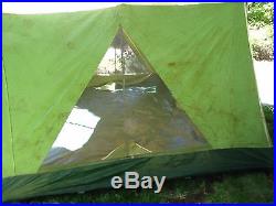 Vintage Coleman Oasis 13' x 9' canvas cabin tent Model 8438A839 Complete