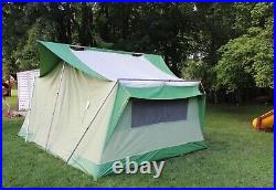 Vintage Coleman Oasis 13x10 canvas cabin style tent