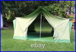 Vintage Coleman Oasis 13x10 canvas cabin style tent