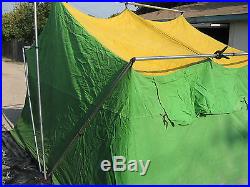 Vintage Heavy Thick Canvas Tent 130 x 8' Camping