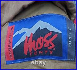 Vintage Moss Starlet GT Tent 2 Person 3/4 Season Camping Backpacking