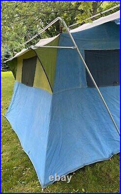 Vintage SEARS Ted Williams Canvas Tent Model NO. 308-781060 Great Shape