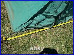 Vintage Sears Heavy Duty Canvas Pup Tent, Green, Camping, Backpacking 67735-1