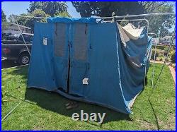 Vintage Wenzel 1960's Heavy Canvas Tent 10' X 14