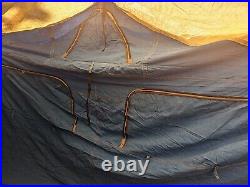 Vintage Wenzel 1960's Heavy Canvas Tent 10' X 14