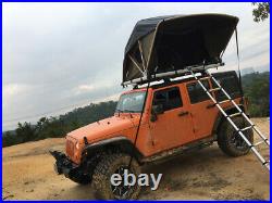 Voyager Pop Up Roof Top Camping Tent with Ladder for Wrangler Minivan SUV Truck