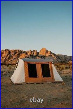 WHITEDUCK Prota Camping Tent 10'x10' 6 Person 100% Cotton Canvas Flex-bow Tent