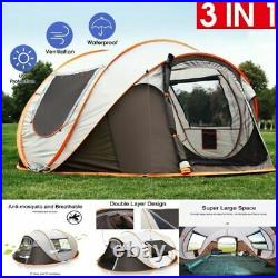Waterproof Automatic 4-6 People Outdoor Instant Popup Tent Camping Hiking