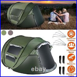 Waterproof Automatic Instant PopUp Tent 5-8 Person Outdoor Camping Hiking Canopy