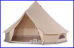 Waterproof Cotton Canvas Camping Bell Tent Sunshade Front Awning Roof Tarp
