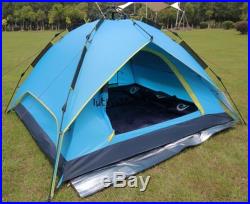 Waterproof Double layer Automatic Outdoor 3-4 Person Instant Camping Family Tent