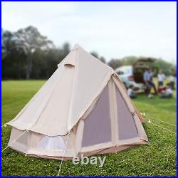 Waterproof Luxury Glamping Tent, 11811878inch Living Polyester Cotton Bell Tent