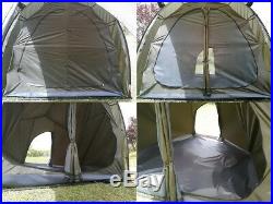 Waterproof Motorcycle Camping Tent for 2 Person Portable Biker Tent with Bedroom