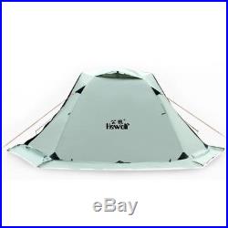 Waterproof Outdoor Winter Tent 2 Person 4 Seasons Double Layer Hiking Snow Skirt