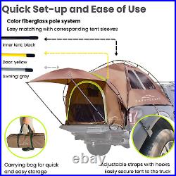 Waterproof Pickup Truck tent Full Size Truck 5.5'-5.8', 6.4'-6.7', 8'-8.2' Bed