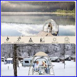 Weather Pod Sports Tent Instant Weather Proof Pod, Outdoor Bubble Clear
