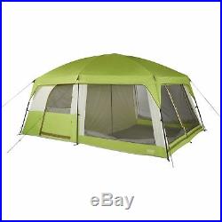 Wenzel Eldorado 15 x 10 Family Cabin Camping Tent with Divider & Rainfly, Green