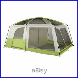 Wenzel Eldorado 15 x 10 Family Cabin Camping Tent with Divider & Rainfly, Green