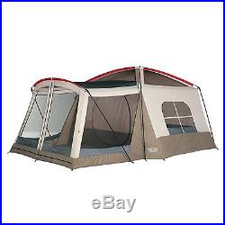Wenzel Klondike 8 Person FAMILY CAMPING TENT, 98 Square Feet Family CABIN TENT