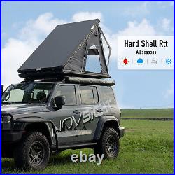 Wide Rooftop Tent Hard Shell Waterproof for Jeep SUV Truck Van withLadder NOVSIGHT