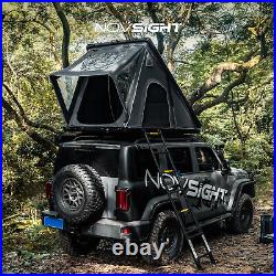 Wide Rooftop Tent Hard Shell Waterproof for Jeep SUV Truck Van withLadder NOVSIGHT