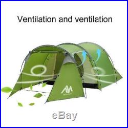 Winter 2 Rooms Tent Camping 3-4 Person Ultra-thin 2 Tunel Waterproof Double-side