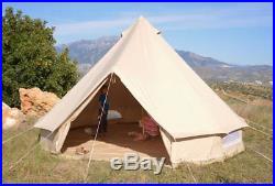 Winter Camp Sibley Tent Waterproof Dream House Diameter 3M Cotton Canvas Bell Te