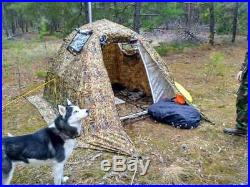Winter Tent with Stove. 4 Season Outfitter Hunting Expedition Arctic Hiking Camp