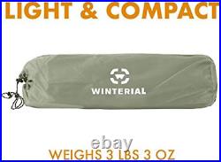 Winterial Single Person Personal Bivy Tent Lightweight One Person Tent with &