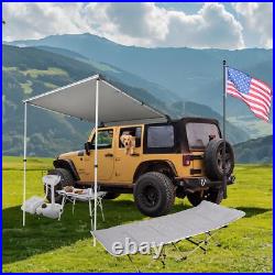 Yescom 4.6x6.8' Car Awning Vehicle Roof Rack Side Awning SUV Truck Van Rooftop Yescom 4.6x6.8' Car Awning Vehicle Roof Rack Side Awning SUV Truck Van Rooftop