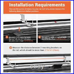 Yescom 4.6x6.8' Car Awning Vehicle Roof Rack Side Awning SUV Truck Van Rooftop Yescom 4.6x6.8' Car Awning Vehicle Roof Rack Side Awning SUV Truck Van Rooftop
