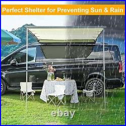 Yescom 6.6x8.2' Car Side Awning SUV Truck Vehicle Awning Rooftop Pull Out