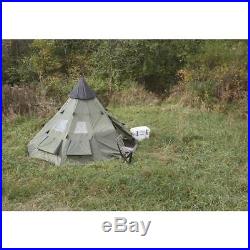 Yurt Tent Teepee For Camping Four Season 6 person Large Military Survival Tipi